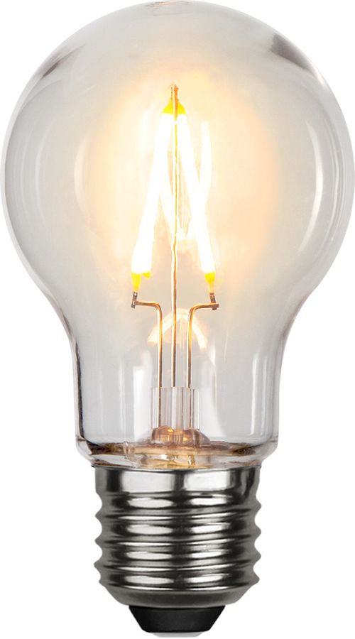 LED Leuchtmittel E27 A55 Outdoor Lighting PC Cover Filament - E27, 80Lm, 2200K, 1W, 230V