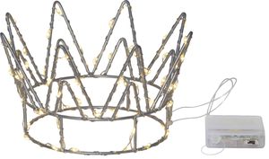 Tischdekoration Crown - IP20, Warmweiss, 70 LED