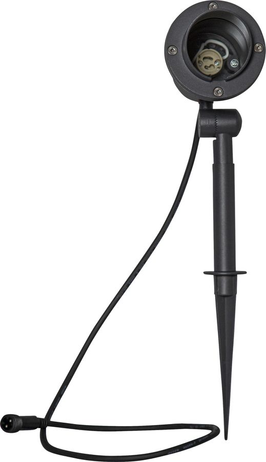 Outdoor Decoration Spotlight Focus - IP44, GU10, Schwarz