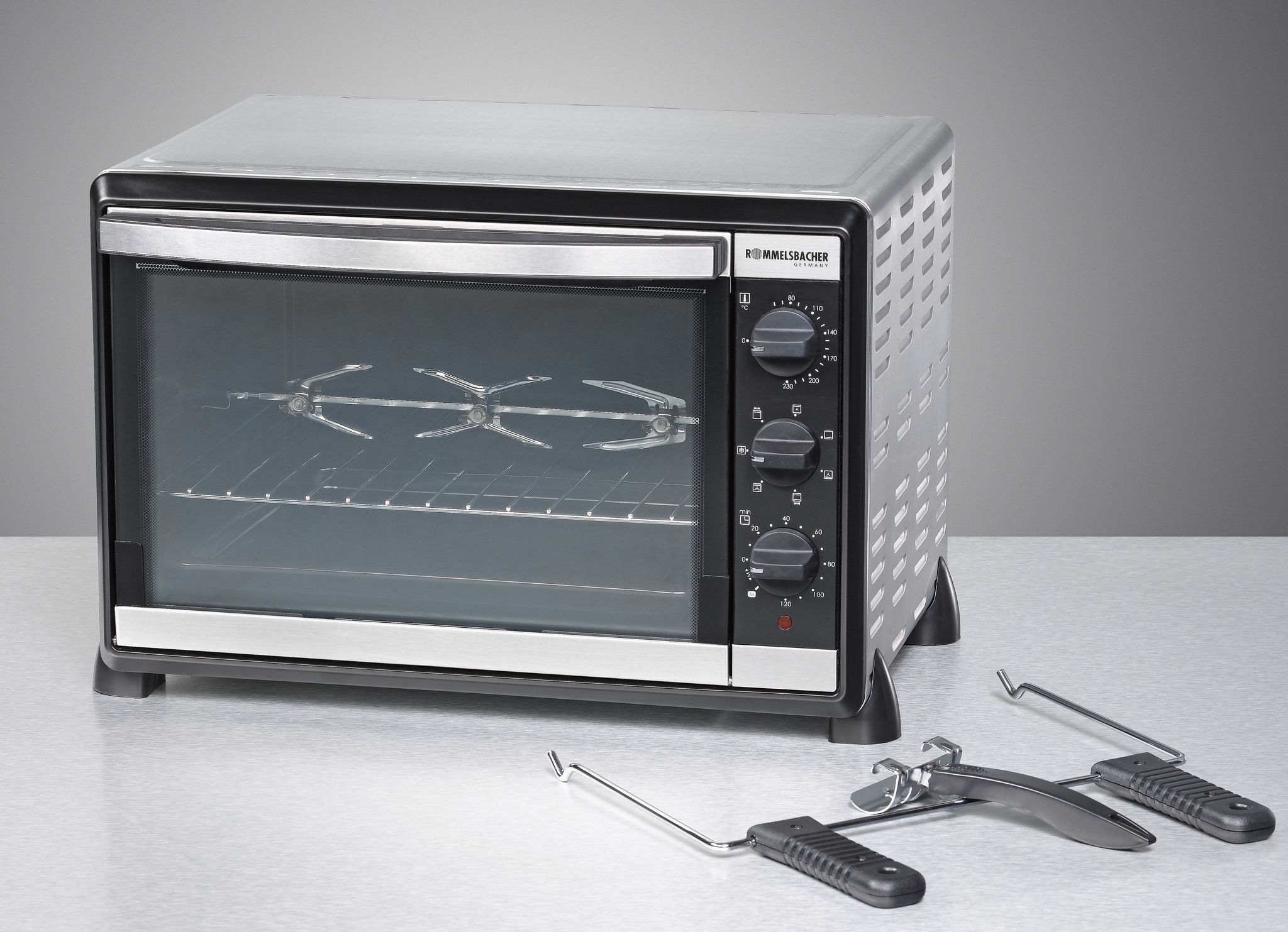 Forno posteriore e griglia BG 1805 - Back & Grill Ofen, Edelstahl, 1800W