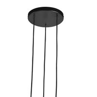 Tilo, 3-Pendelleuchte, Schwarz - GU10, max. 1x 5W, IP20