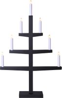 Kerzenleuchter Tripp - IP20, Schwarz, Warmweiss
