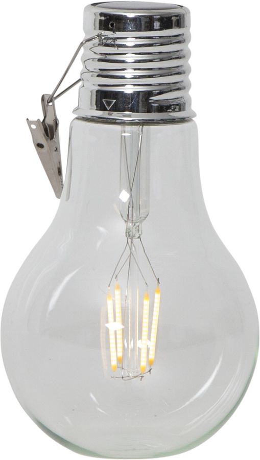 Solar Decoration Fille - Transparent, Lichtfarbe Warmweiss