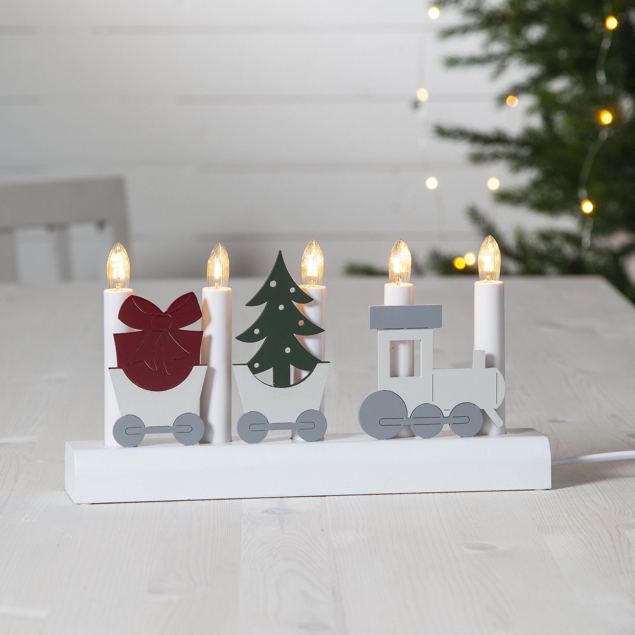 Kerzenständer Julia - IP20, Neutralweiss, 5 LED's