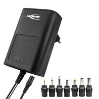 Alimentazione elettrica APS 1500 - Universal-Netzteil 3 - 12 V DC, inkl. 7 verschiedenen Steckertypen