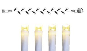 System Decor Extra, Lichterkette, 500cm - Weiss, Warmweiss