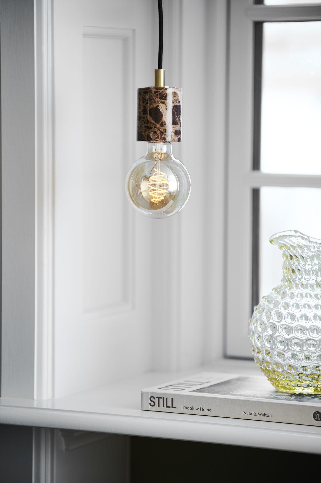 Siv, Pendelleuchte, Marble Braun - E27, IP20, max.60W