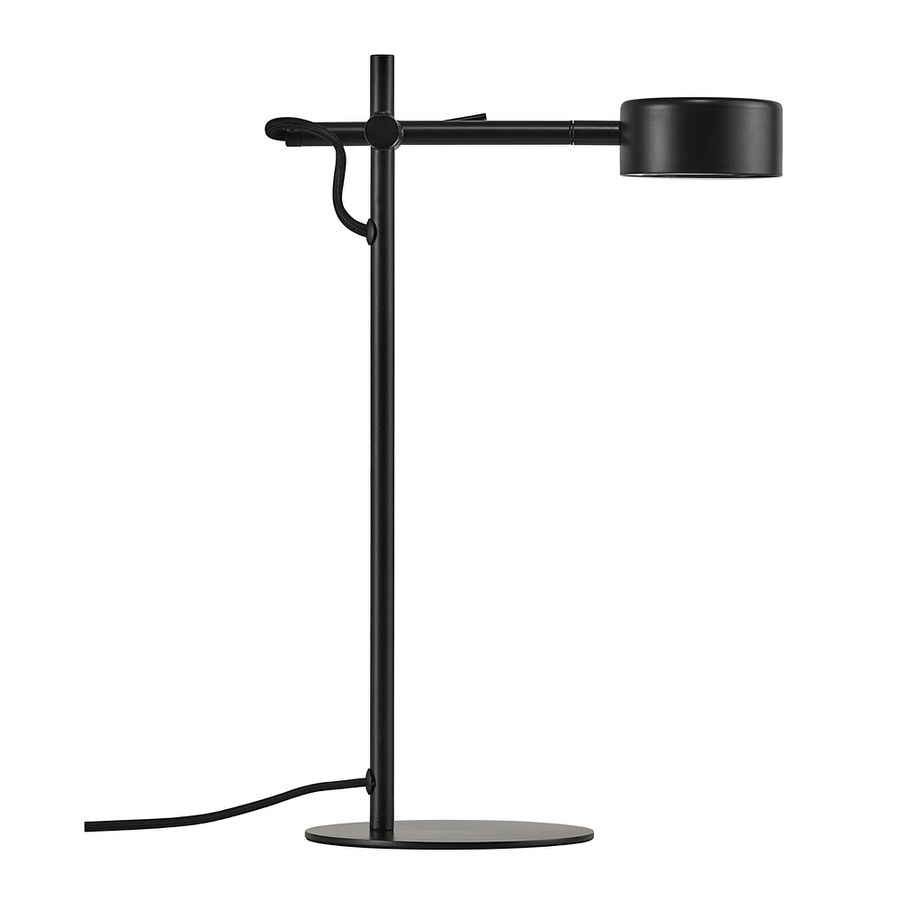 Clyde, Tischleuchte, Schwarz - LED Modul, 5,5W, IP20