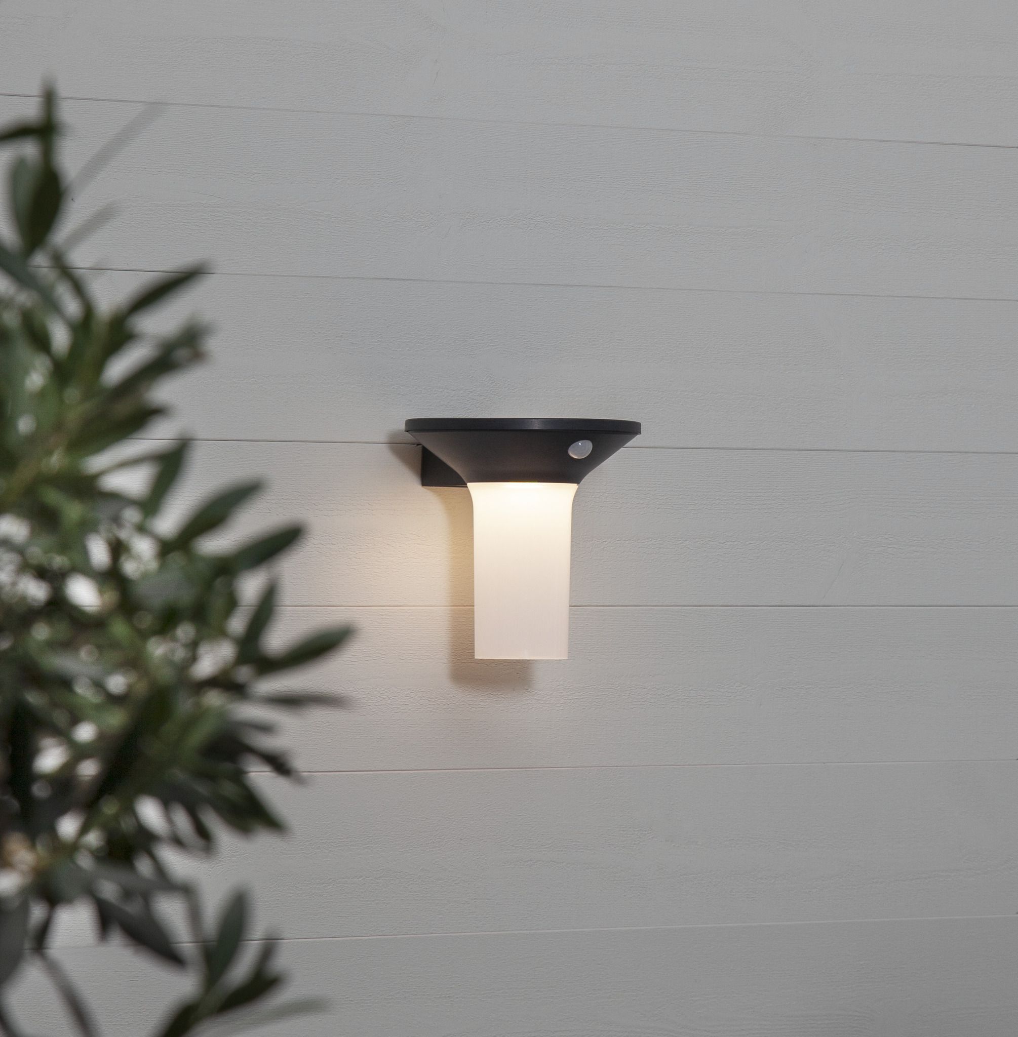 Solar Wand Laterne Valta - Graphit, Lichtfarbe Warmweiss