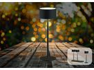 Akku-Tischleuchten 3er Set mit Ladestation TavoloLight schwarz - 3000-6500K,170lm, IP20