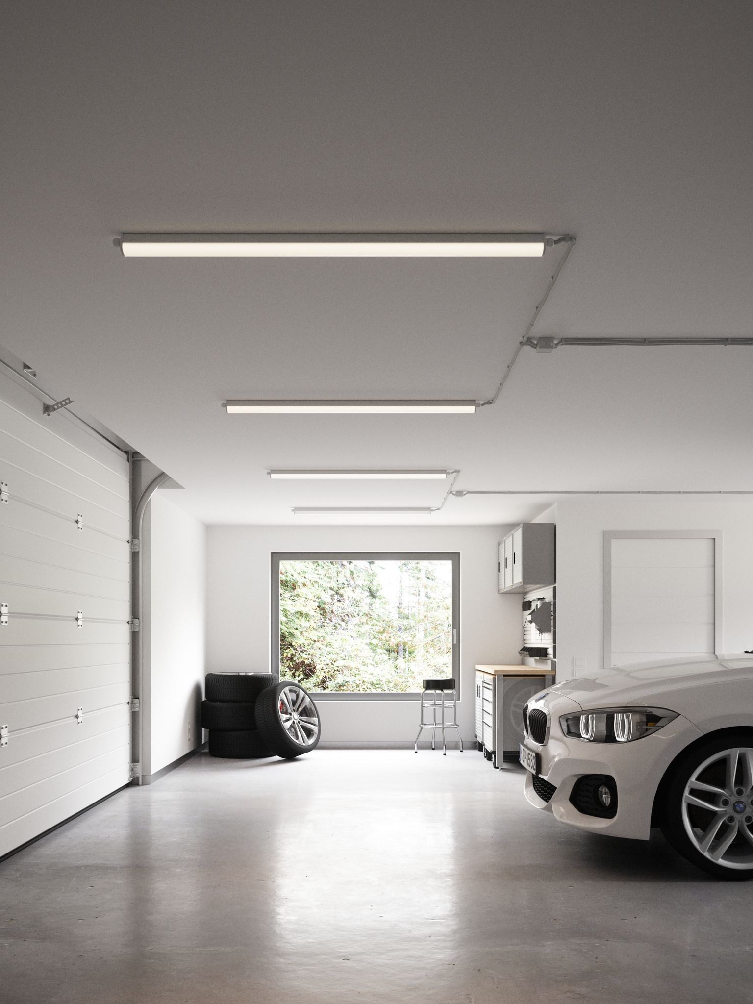 Westport 120, Einzel, Grau - 23W, 4000K, IP65, 230V
