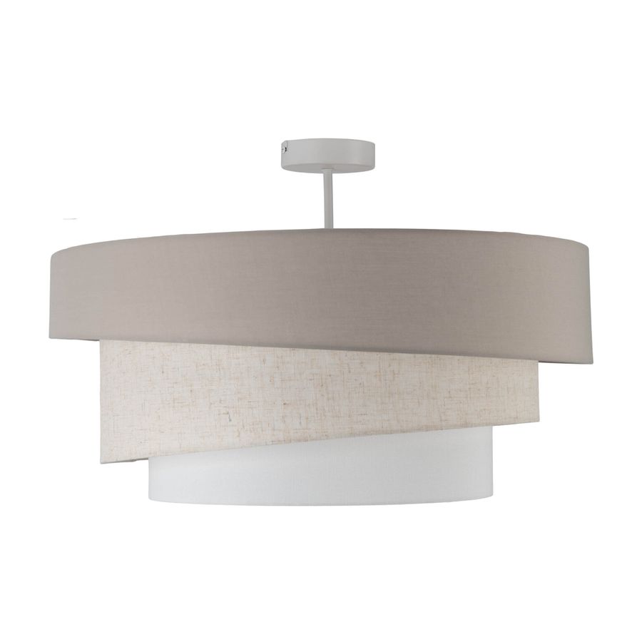 Deckenleuchte  FABRION  : 56cm beige - IP20, E27, Beige