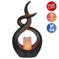 LED-Solar Dekoleuchte Kerzenflamme - IP44
