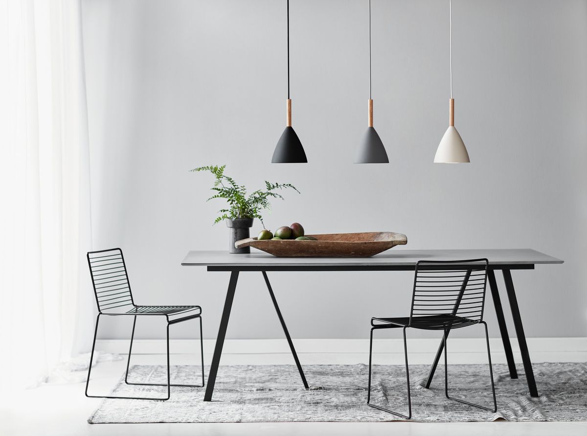 Pure 20, Pendelleuchte, Grau - E27, max. 40W, IP20