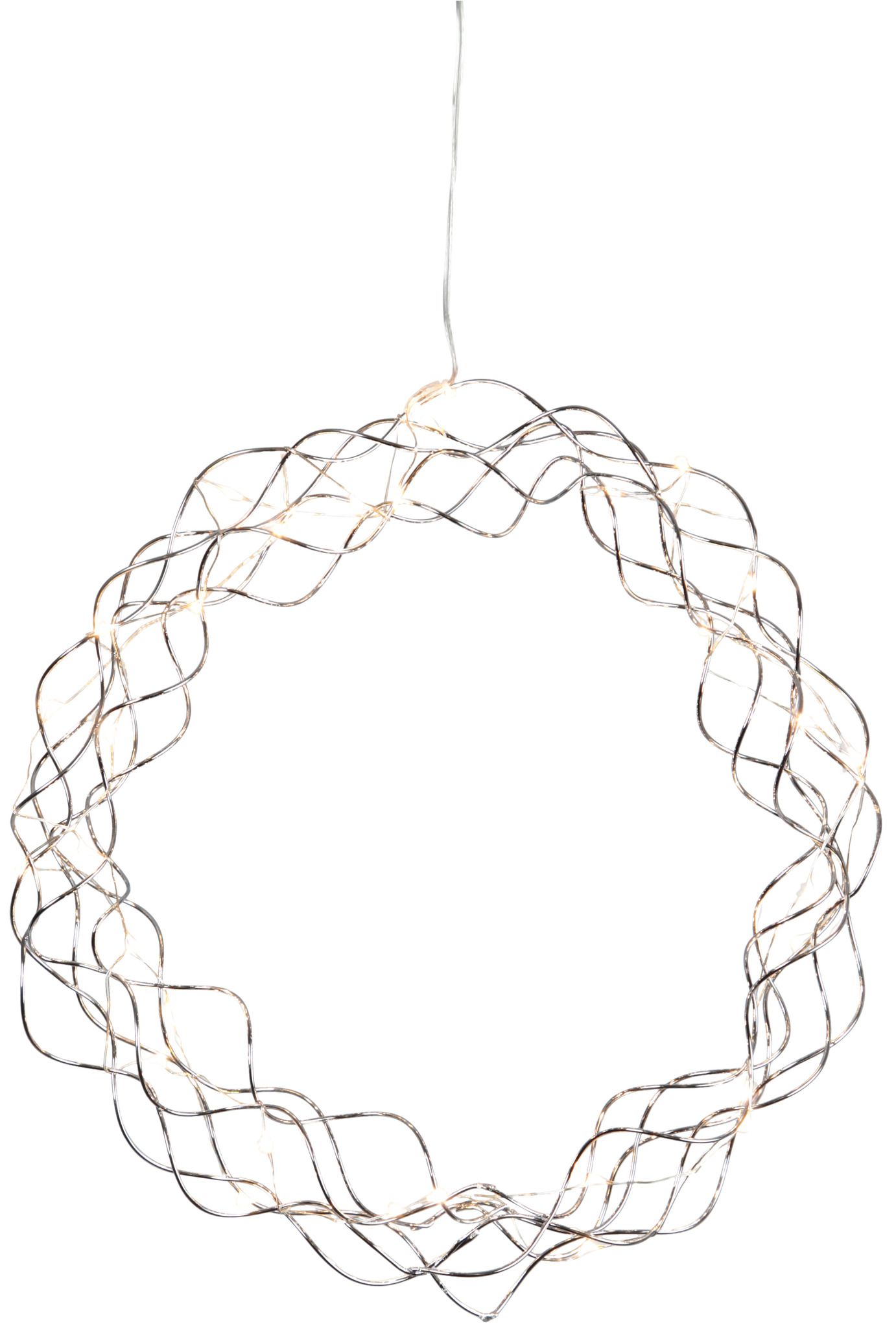 Kranz Curly - IP20, Warmweiss, 30 LED