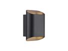 Wandleuchte Nico 22 Round Maxi  Schwarz - 15W, GU10, IP54