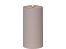 LED Pillar Kerze Flamme Soft - Indoor, Beige, 17.50 cm Höhe, Timerfunktion
