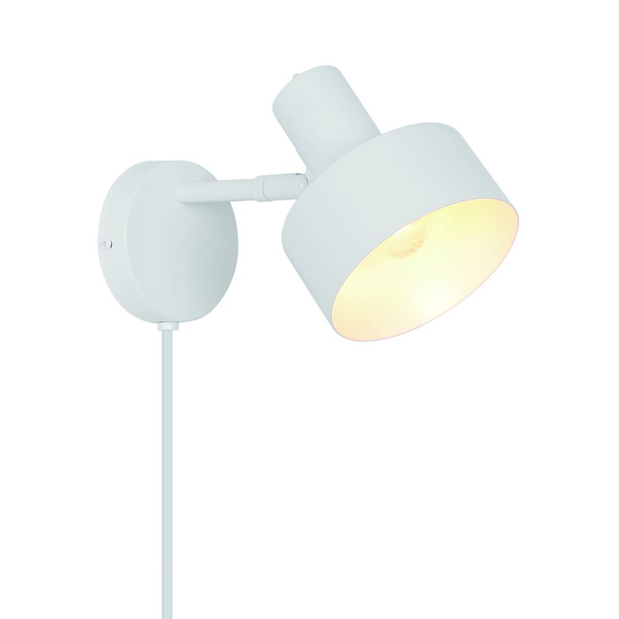 Wandleuchte Matis Weiss - 15W, E27, IP20