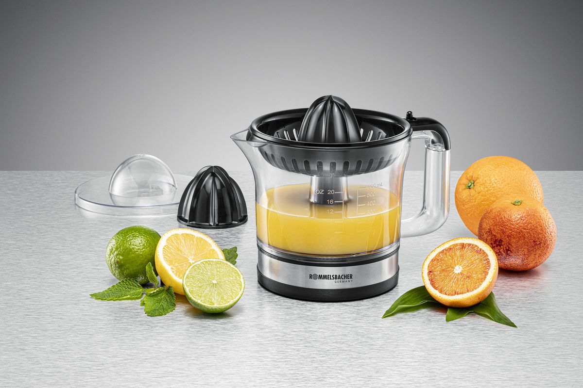 ZITRUSPRESSE ZP 50 - Zitruspresse, Edelstahl/schwarz, 30W