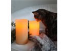 LED Pillar Kerze Big - Indoor, Elfenbein, 15cm Höhe, Timerfunktion