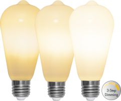 LED Leuchtmittel E27 ST64 Opaque Filament RA90 3-step - E27, 600Lm, 2700K, 6.5W, 220-240VAC