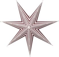Paper Star Stripe - Indoor, , Weiss