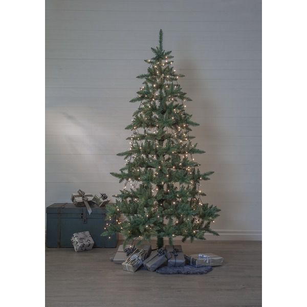 Künstlicher Weihnachtsbaum Royal Blue - grün, keine Lämpchen, 225cm Höhe