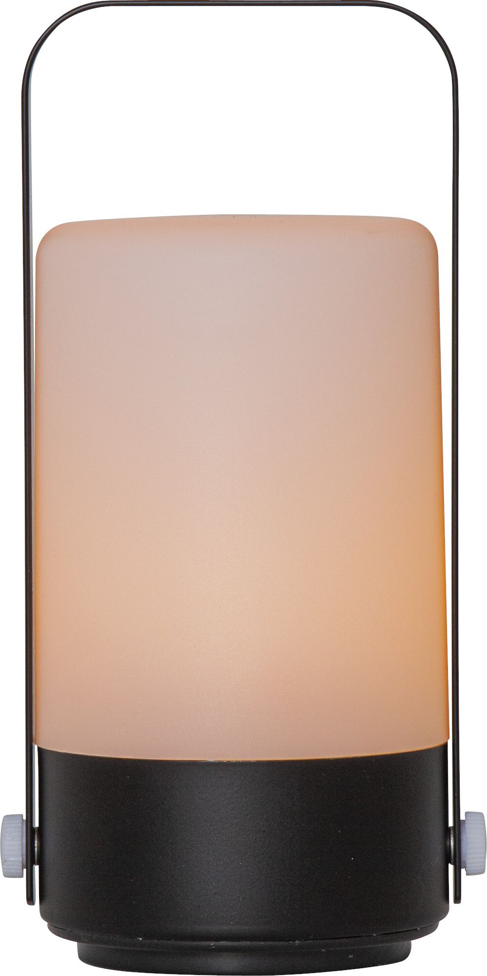LED Laterne Flame - Outdoor, Schwarz, 19cm Höhe