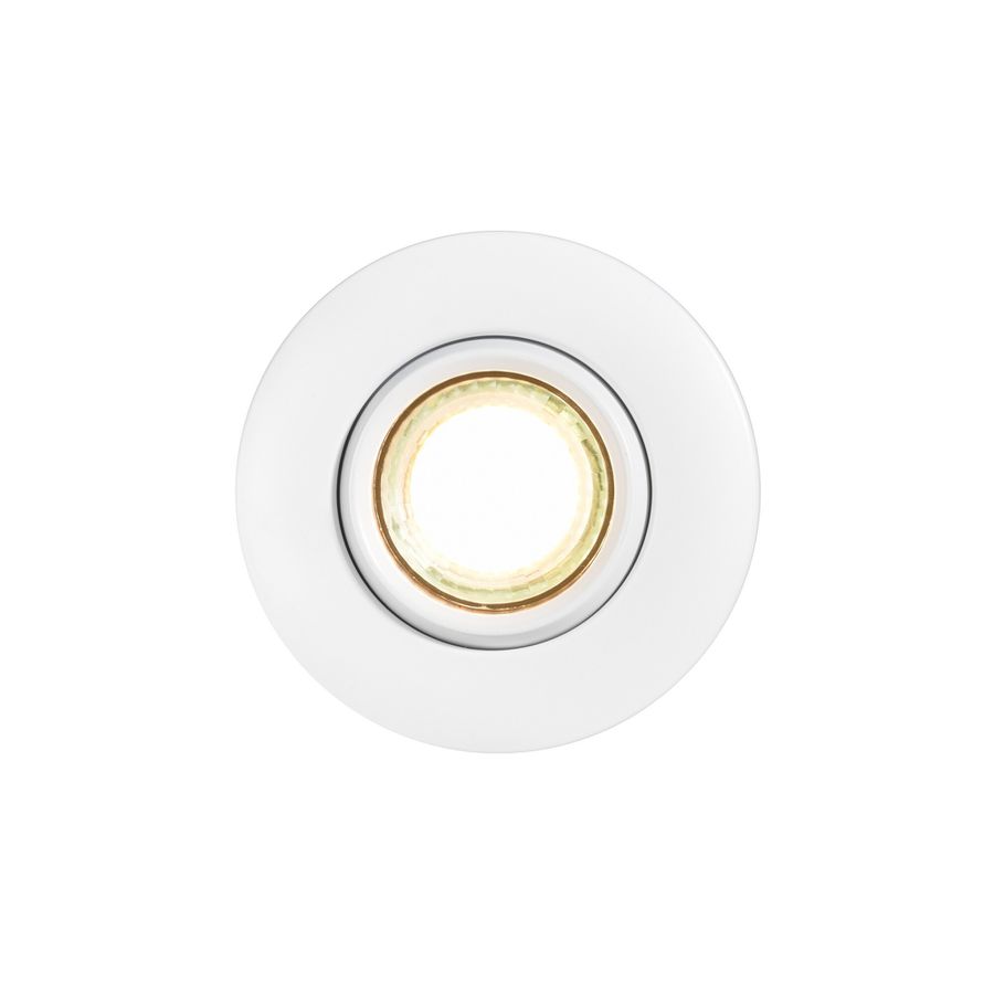 Einbaudownlight UMBERTO - GU10 (exkl.), max. 7.5W, IP44, weiss, optional (Leuchtmittel), D=79mm, B=96mm, H=66mm, BL=76mm