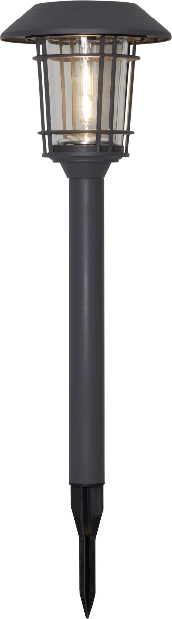 Solar Poller-Leuchte Filip - Graphite, Lichtfarbe Warmweiss