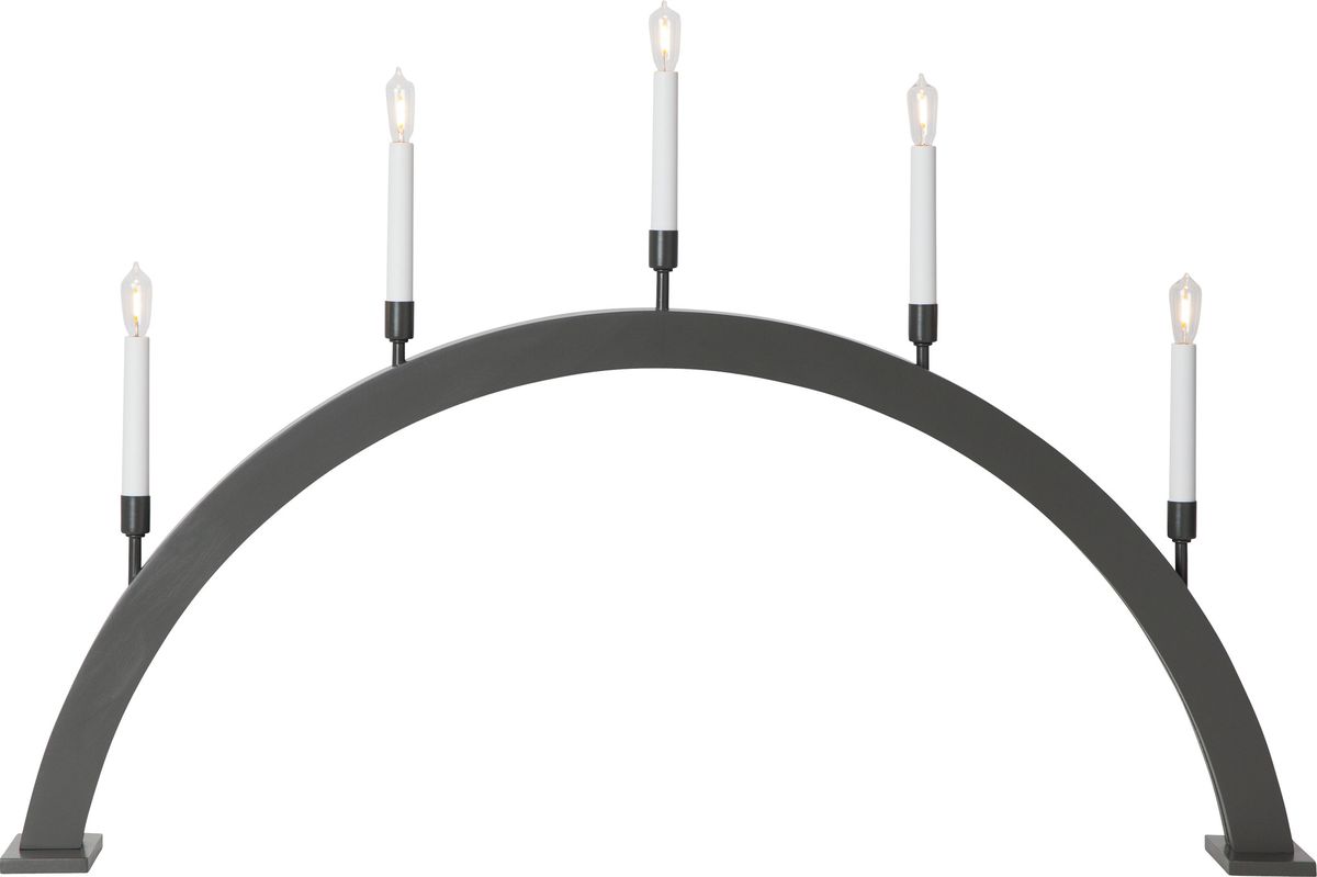 Kerzenständer Storm - IP20, Neutralweiss, 5 LED's