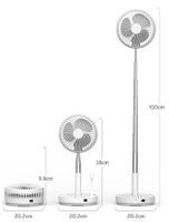 MORPHOSO Tisch- und Standventilator, akkubetrieben - Ultrakompakt, ultraleise, portabel, modulierbar