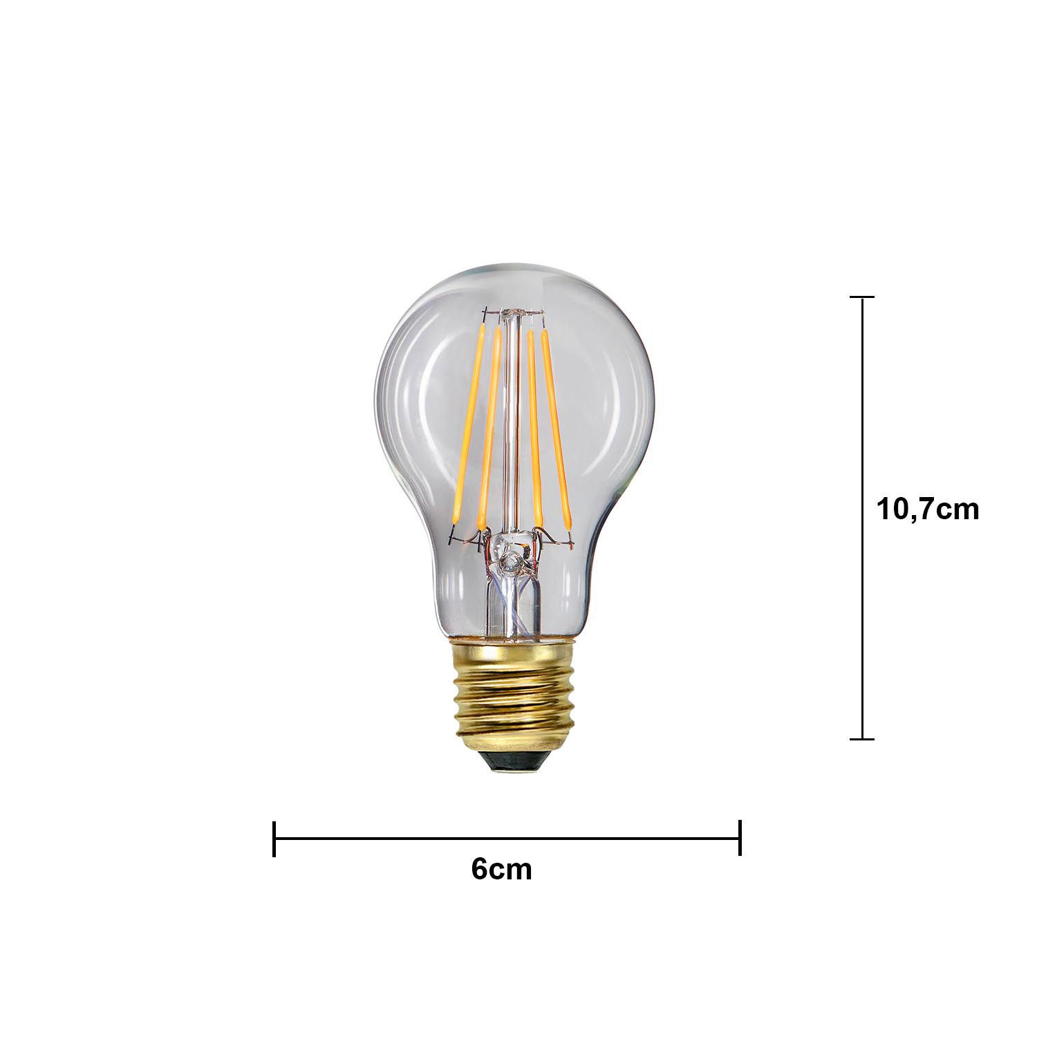 LED Leuchtmittel E27 A60 Soft Glow - E27, 700Lm, 2100K, 7.5W, 220-240VAC
