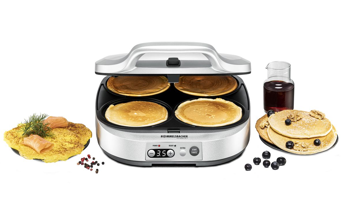 Pancake Maker 1800 Pam - Edelstahl/schwarz, 1800W