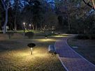 Faretto da giardino a LED KOLIBRI - 3.7V DC, 2W, 70lm, 2700K, IP65, dunkelgrau, nicht dimmbar, D=150mm, H=605mm