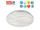 Smart Home LED Deckenleuchte Austin mit Kristalleffekt - LED fest verbaut, 2700-6500K, warm-kaltweiss