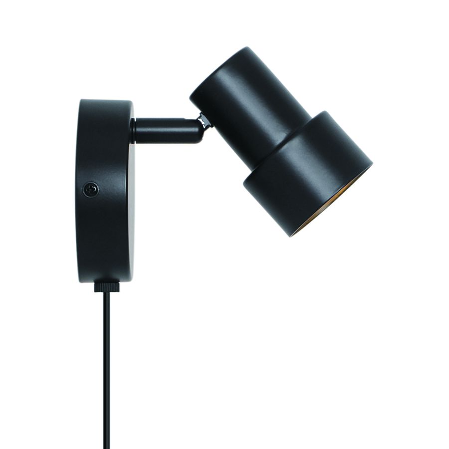 Wandleuchte Boston spot Schwarz - 5W, GU10, IP20