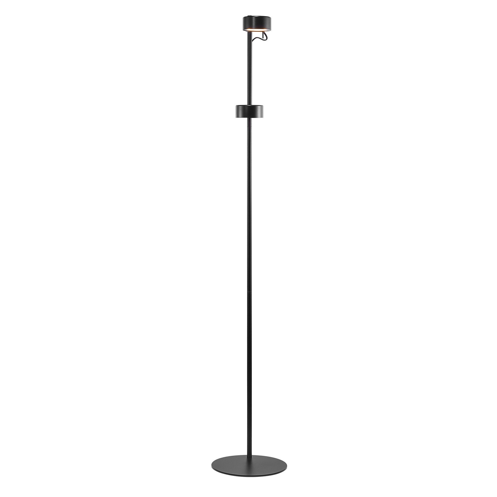 Clyde, Stehleuchte, Schwarz - LED Modul, 11W, IP20