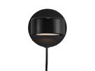 Clyde, Wandleuchte, Schwarz - LED Modul, 5,5W, IP20