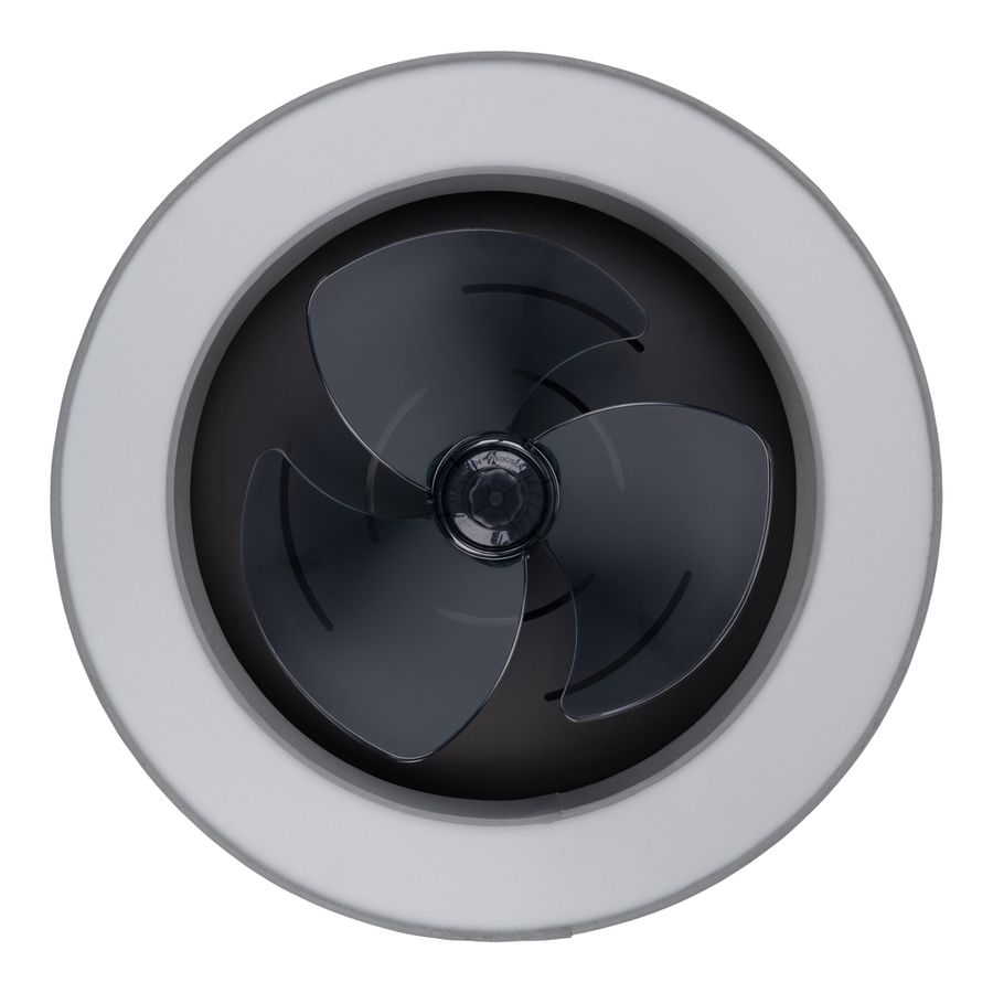 LED-CCT Deckenleuchte  VALENTO  inkl. Ventilator : 51cm grau - IP20, LED-Modul, Grau