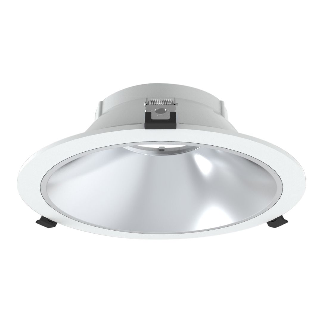 Einbauring CAMELION BL 210 - BL=200-210mm, H=73mm, D=229mm, weiss mit silb. Reflektor