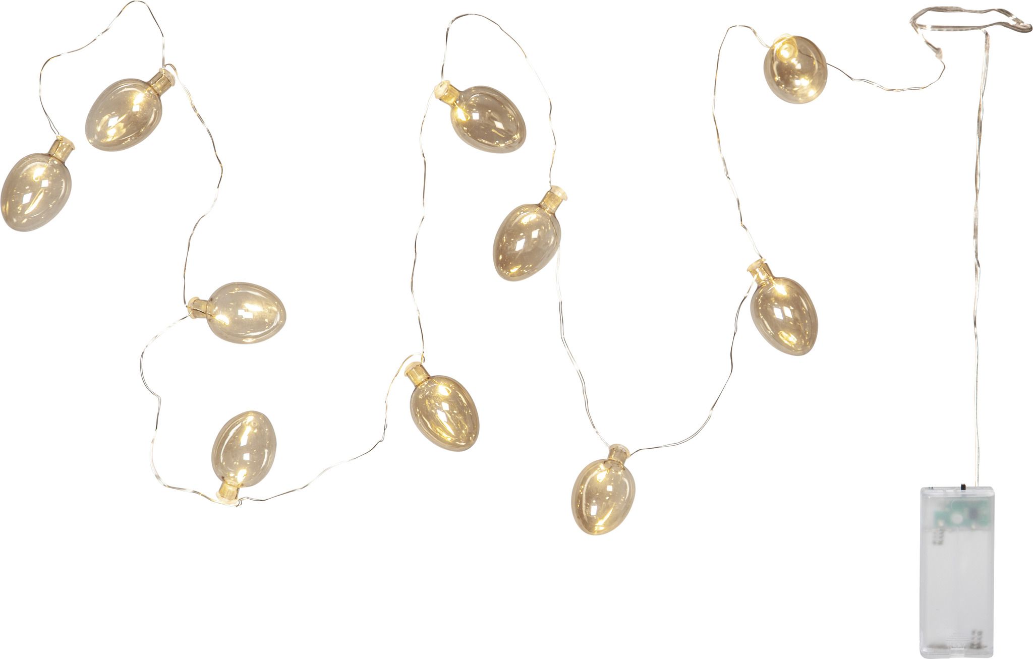 Lichterkette Shimmer - IP20, Beige, Warmweiss