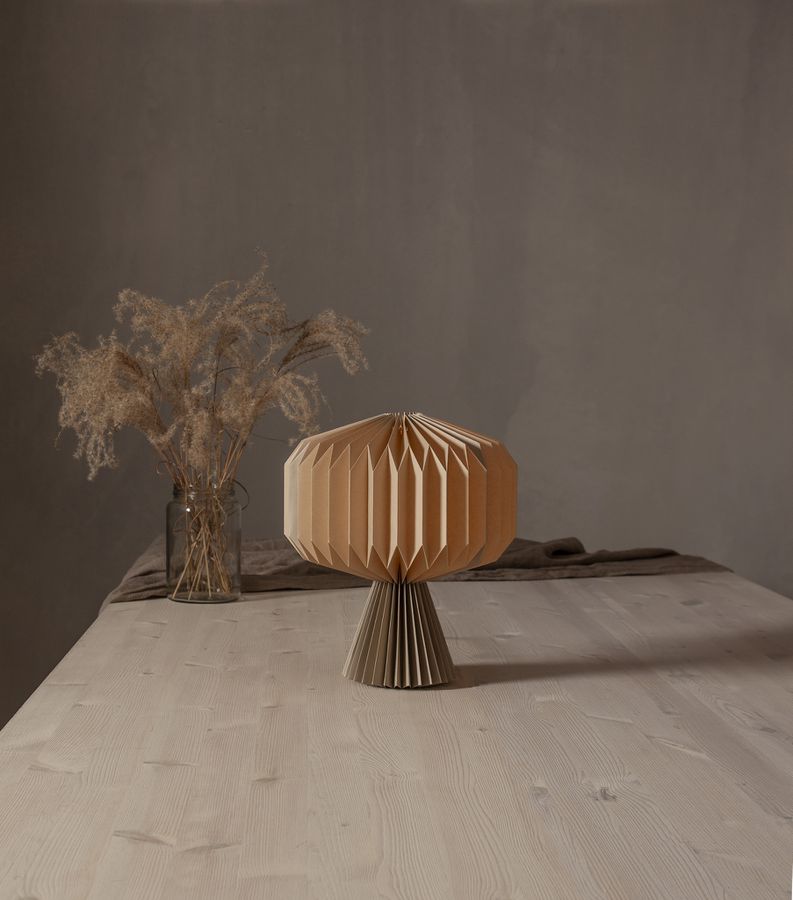 Tisch Dekoration Honeycomb - IP20, Beige, 33.00 cm