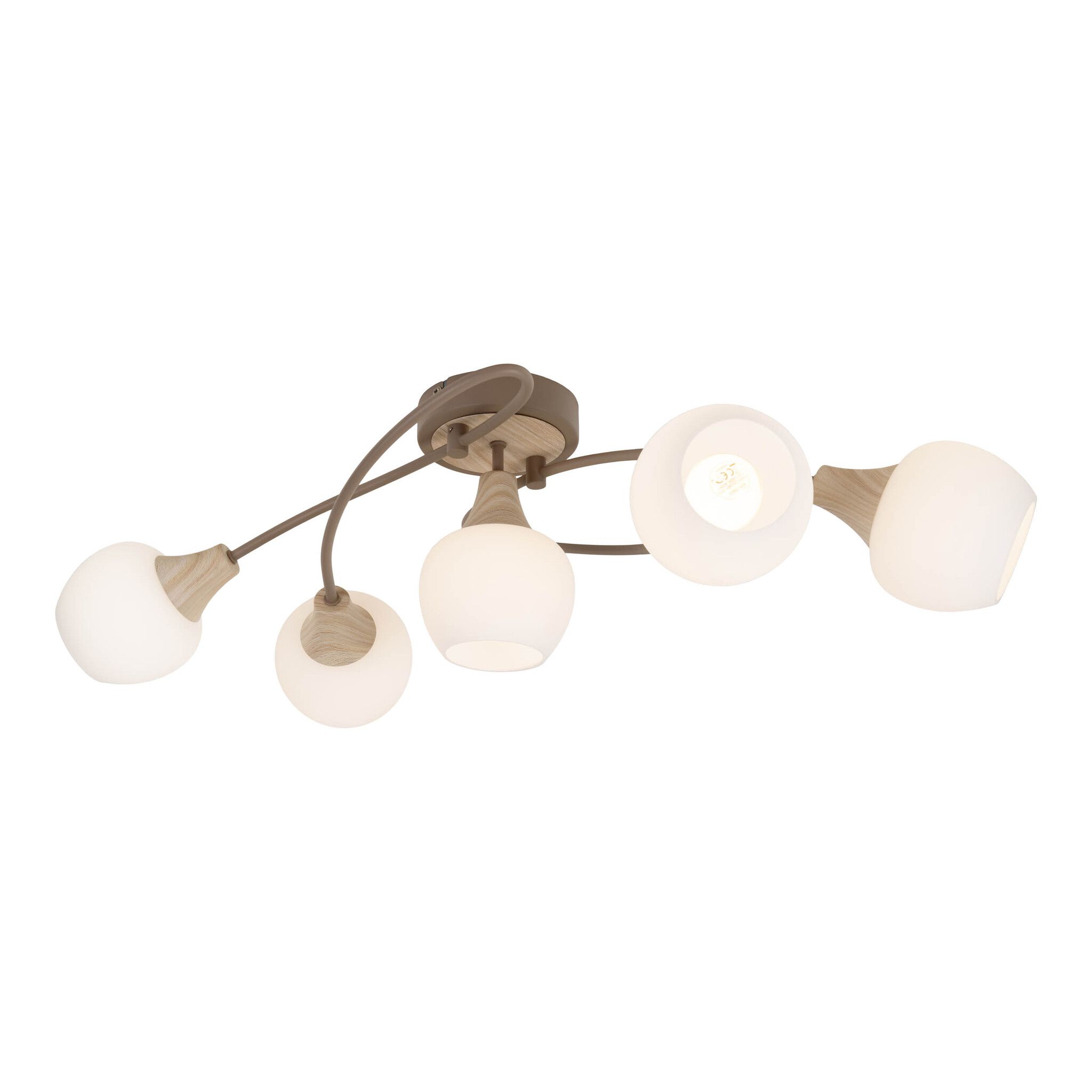 5er Deckenleuchte  MONACO  L: 62,5cm beige - IP20, E14, Beige