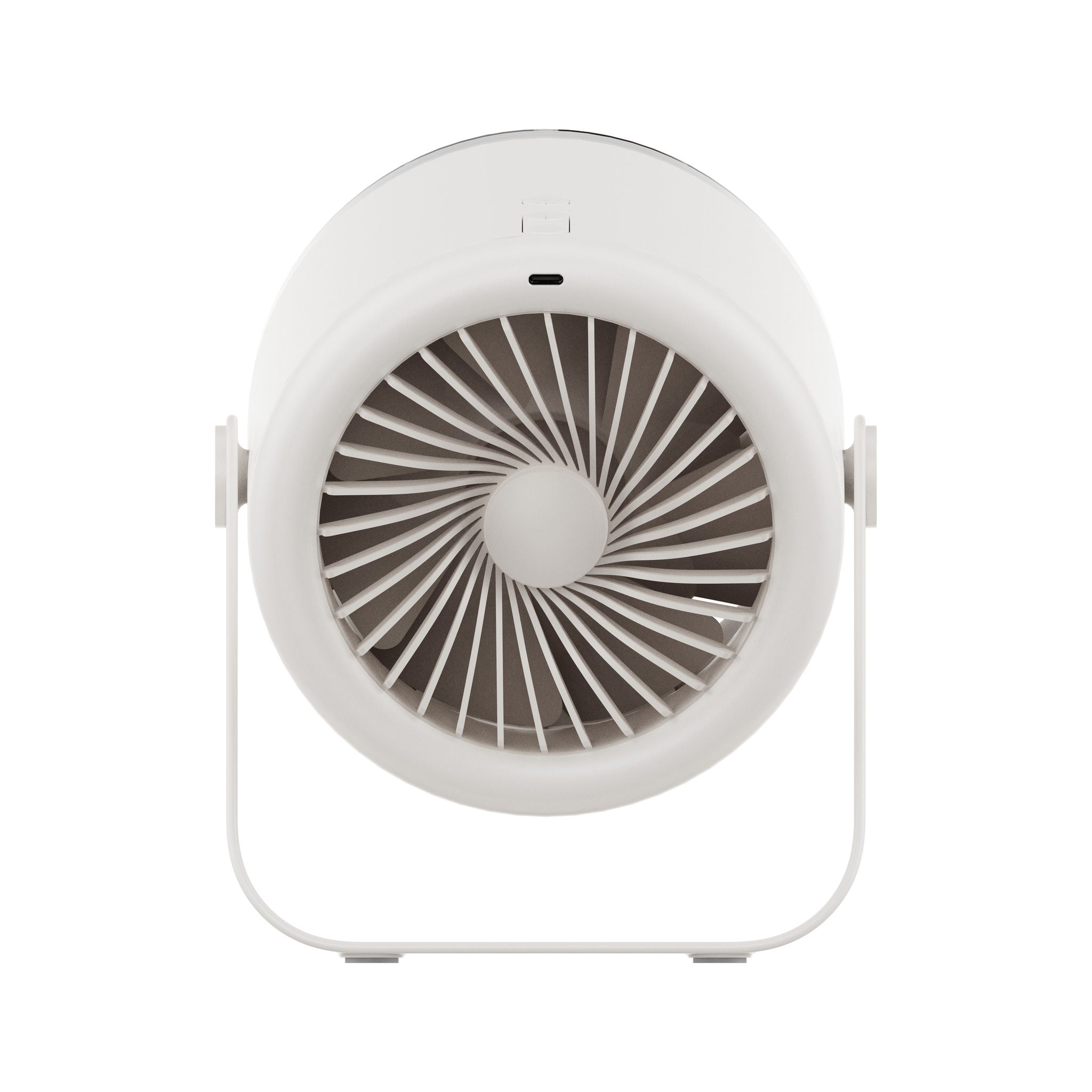 KALYPSO Tisch- und Wand-Ventilator AF02 weiss - 3600mAh, inkl. USB-C Kabel, wiederaufladbar