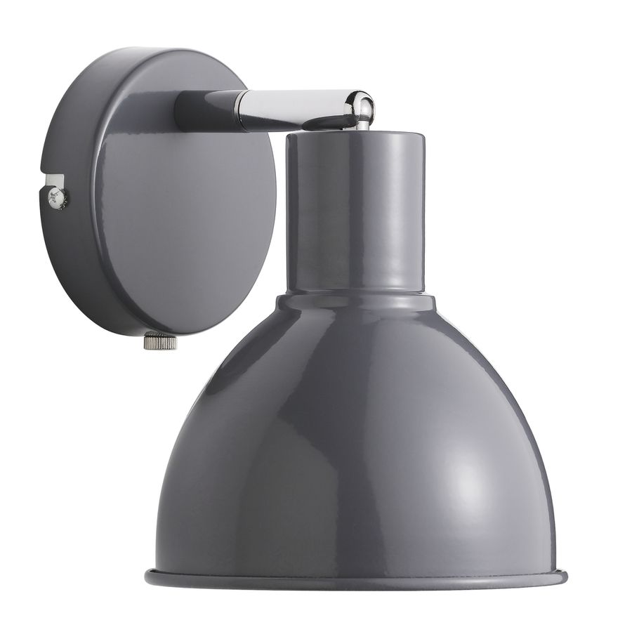 Wandleuchte POP (Anthrazit) - E27, max. 18W, IP20, anthrazit, nicht dimmbar, exkl. Leuchtmittel, L=190mm, B=190mm, H=200mm