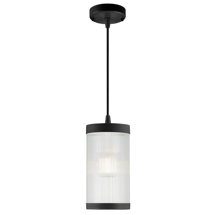 Coupar, Pendelleuchte, Schwarz - E27, IP54, max.25W