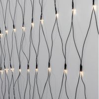 LED crispy white, Lichternetz, 200 LEDs - Schwarz, 3000K, 300cm x 300cm