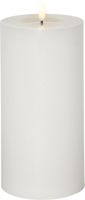 LED Pillar Kerze Flamme Flow Big - Indoor, Weiss, 22.50 cm Höhe, Timerfunktion
