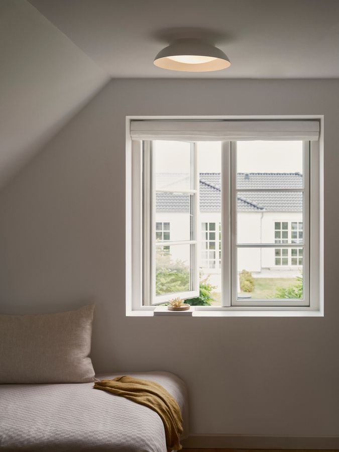 Deckenleuchte Nivora 36  Weiss - 10W, E27, IP20
